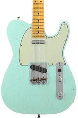 Fender Custom Shop Postmodern Journeyman Relic Telecaster - Surf Green Over Black with Maple Fingerboard
