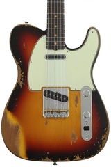 Fender Custom Shop GT11 1963 Heavy Relic Telecaster - 3-Color Sunburst - Sweetwater Exclusive