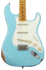 Fender Custom Shop 1959 Time Machine Heavy Relic Stratocaster - Aged Daphne Blue with Maple Fingerboard