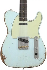Fender Custom Shop GT11 1963 Heavy Relic Telecaster - Aged Sonic Blue - Sweetwater Exclusive