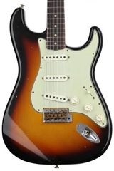 Fender Custom Shop Limited Edition '62/'63 Strat Journeyman Relic Electric Guitar - Faded Aged 3 Color Sunburst