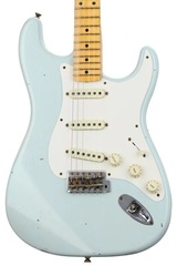 Fender Custom Shop Limited-edition 1957 Stratocaster Journeyman Relic - Aged Sonic Blue