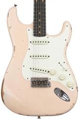 Fender Custom Shop Limited-edition 1959 Stratocaster Relic Electric Guitar - Super Faded Aged Shell Pink