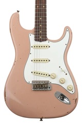 Fender Custom Shop Limited Edition Roasted Journeyman Relic Tomatillo Stratocaster - Aged Dirty Shell Pink