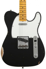 Fender Custom Shop 1965 Time Machine Relic Telecaster Custom - Aged Black