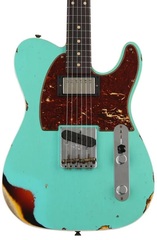 Fender Custom Shop Limited-edition '60s HS Telecaster Custom Heavy Relic - Aged Foam Green Over 3-Color Sunburst