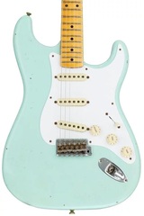 Fender Custom Shop Ancho Poblano Stratocaster Journeyman Relic - Surf Green