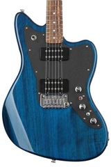 G&L Fullerton Deluxe Doheny V12 Electric Guitar - Clear Blue