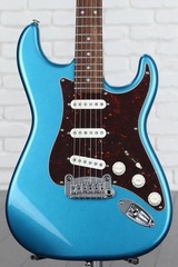 G&L Fullerton Deluxe Legacy Electric Guitar - Lake Placid Blue with Caribbean Rosewood Fingerboard