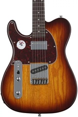 G&L Tribute ASAT Classic Bluesboy Left-handed Electric Guitar - Tobacco Sunburst