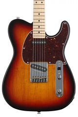 G&L Fullerton Deluxe ASAT Classic Electric Guitar - 3-Tone Sunburst with Maple Fingerboard