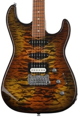 G&L Custom Shop Legacy HSS Electric Guitar - Antique Brown Burst
