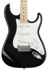 G&L Fullerton Deluxe Legacy Electric Guitar - Jet Black with Maple Fingerboard