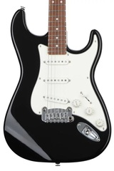 G&L Fullerton Deluxe Legacy Electric Guitar - Jet Black with Caribbean Rosewood Fingerboard