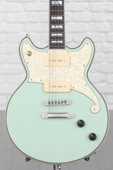 D'Angelico Deluxe Brighton Limited Edition - Sage with Stopbar Tailpiece