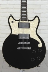 D'Angelico Premier Brighton Electric Guitar - Black Flake with Stopbar Tailpiece