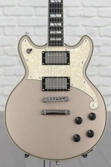 D'Angelico Deluxe Brighton Electric Guitar - Desert Gold with Stopbar Tailpiece