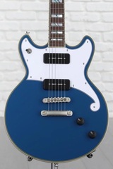 D'Angelico Deluxe Brighton Limited Edition - Sapphire with Stopbar Tailpiece