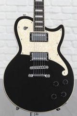 D'Angelico Premier Atlantic Electric Guitar - Black Flake with Stopbar Tailpiece