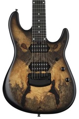 Ernie Ball Music Man Jason Richardson Signature Cutlass HH 7-String Electric Guitar - Natural Buckeye Burl