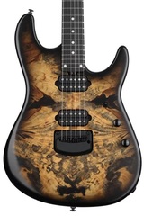 Ernie Ball Music Man Jason Richardson Signature Cutlass HH Electric Guitar - Natural Buckeye Burl