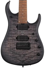 Ernie Ball Music Man JP15 7 Electric Guitar - Translucent Black Quilt