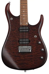 Ernie Ball Music Man JP15 Electric Guitar - Sahara Burst Quilt