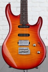 Ernie Ball Music Man Luke III HSS - Cherry Burst Flame