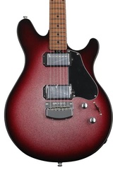 Ernie Ball Music Man Valentine Electric Guitar - Maroon Sparkle Burst