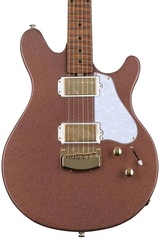 Ernie Ball Music Man Valentine Electric Guitar - Pink Champagne Sparkle