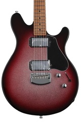 Ernie Ball Music Man Valentine Tremolo Electric Guitar - Maroon Sparkle Burst