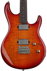 Ernie Ball Music Man Luke III HH - Cherry Burst Flame
