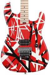 EVH Striped Series - Red with Black and White Stripes