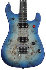 EVH 5150 Series Deluxe Poplar Burl Electric Guitar - Aqua Burst