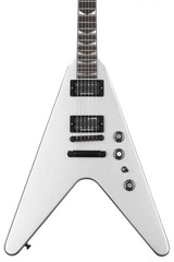 Gibson Dave Mustaine Flying V EXP Electric Guitar - Silver Metallic