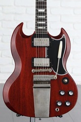 Gibson Custom 1964 SG Standard Reissue w/ Maestro Electric Guitar - Murphy Lab Ultra Light Aged Cherry Red