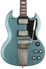 Gibson Custom 1964 SG Standard Reissue w/ Maestro Electric Guitar - Murphy Lab Ultra Light Aged Pelham Blue