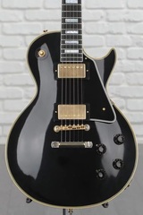 Gibson Custom 1957 Les Paul Custom Reissue 2-pickup Electric Guitar - Murphy Lab Ultra Light Aged Ebony