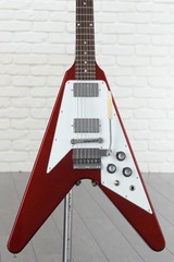 Gibson Custom 1967 Mahogany Flying V Reissue with Maestro Vibrola Gloss - Sparkling Burgundy