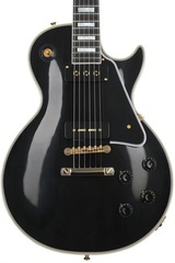Gibson Custom 1954 Les Paul Custom Staple Pickup Reissue VOS Electric Guitar- Ebony