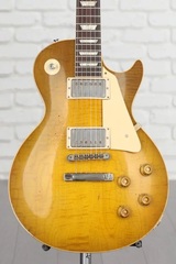 Gibson Custom 1959 Les Paul Standard Reissue Electric Guitar - Murphy Lab Heavy Aged Green Lemon Fade