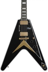Gibson Custom Flying V Custom - Ebony with Ebony Fingerboard