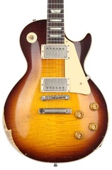 Gibson Custom 1959 Les Paul Standard Reissue Electric Guitar - Murphy Lab Ultra Heavy Aged Kindred Burst