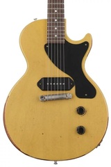 Gibson Custom 1957 Les Paul Junior Single Cut Reissue Electric Guitar - Murphy Lab Heavy Aged TV Yellow