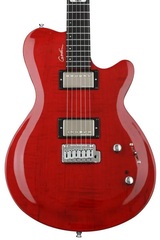 Godin DS-1 Daryl Stuermer Signature Electric Guitar - Translucent Red Flame