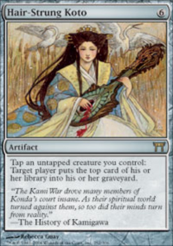 Hair-Strung Koto 1x FOIL CHK MTG Champions Kamigawa Rare MINT artifact Hair-Strung Koto 1x FOIL CHK MTG Champions Kamigawa Rare MINT artifact