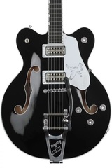Gretsch G6636T Player's Edition Silver Falcon Center Block Double-Cut Semi-hollow Electric Guitar - Black