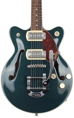 Gretsch G2655T-P90 Streamliner Center Block Jr. Double-Cut P90 Electric Guitar - Midnight Sapphire on Vintage Mahogany Stain