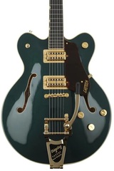 Gretsch G6609TDC Players Edition Broadkaster Center Block - Cadillac Green, Bigsby Tailpiece