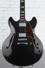 D'Angelico Premier DC - Black Flake with Stopbar Tailpiece